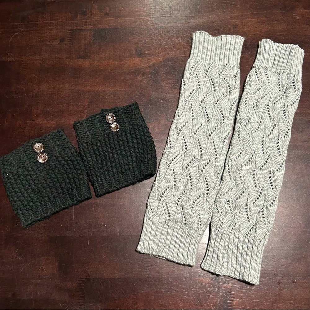 Boot cuffs Leg Warmers